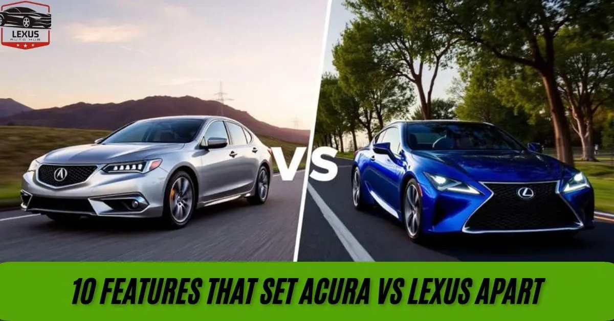 10 Features That Set Acura VS Lexus Apart