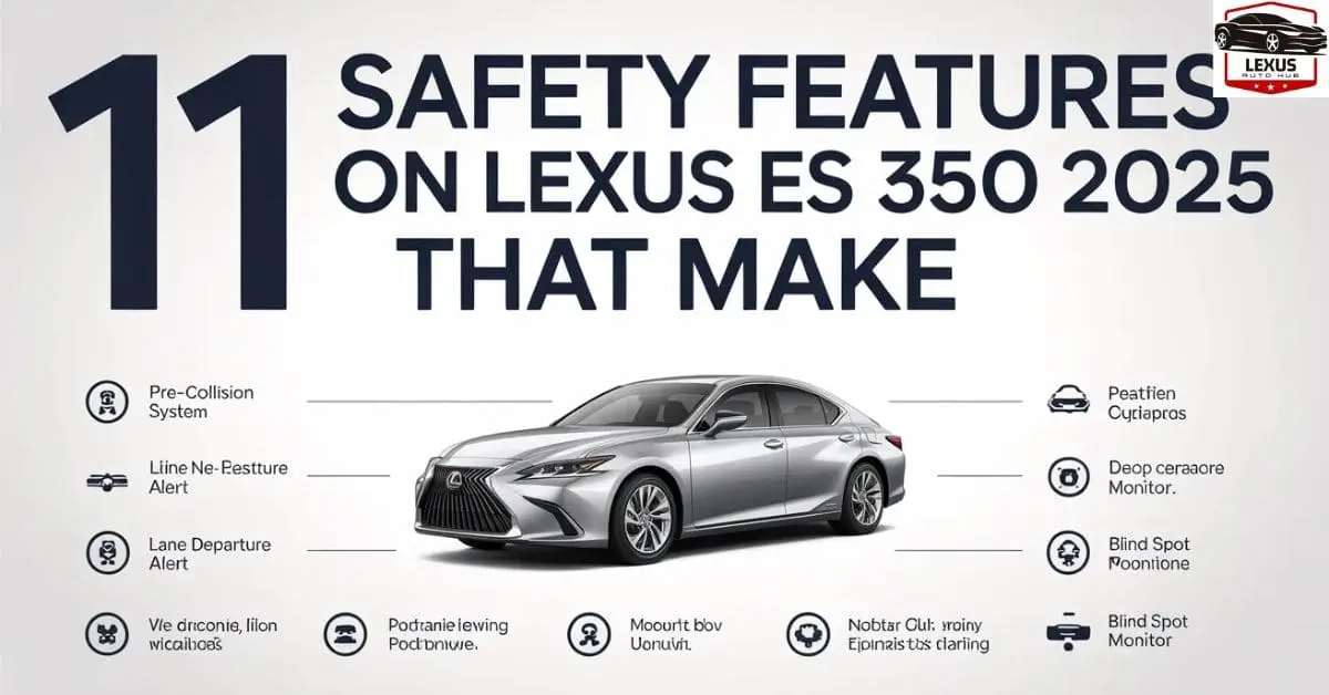 11 Safety Features on Lexus ES 350 2025 That Make