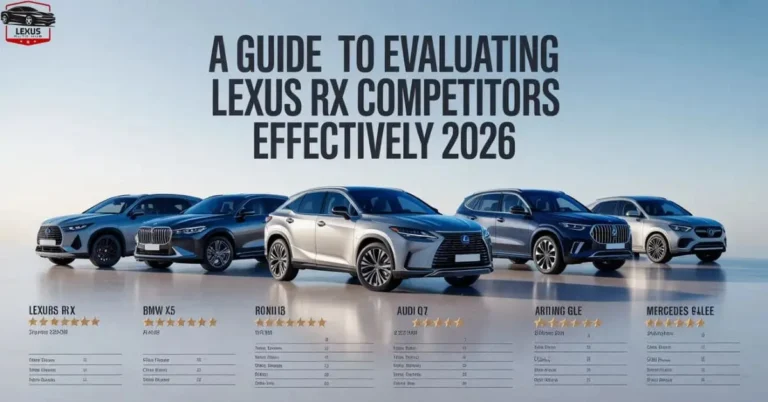 A Guide to Evaluating Lexus RX Competitors Effectively 2026
