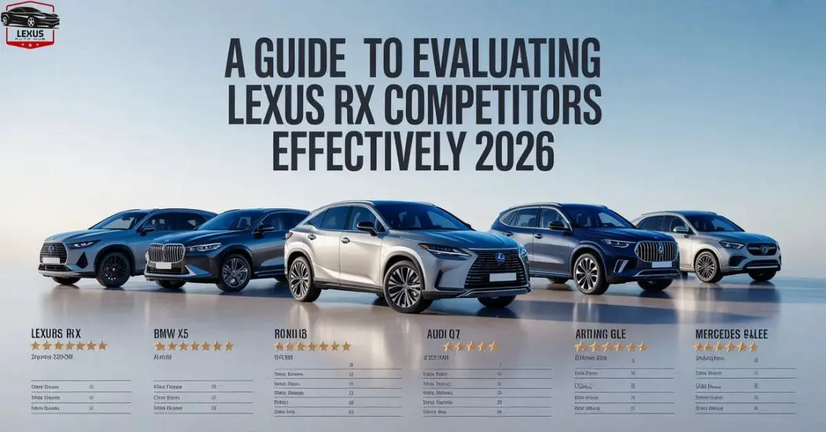 A Guide to Evaluating Lexus RX Competitors Effectively 2026