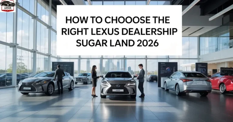 How to Choose the Right Lexus Dealership Sugar Land 2026