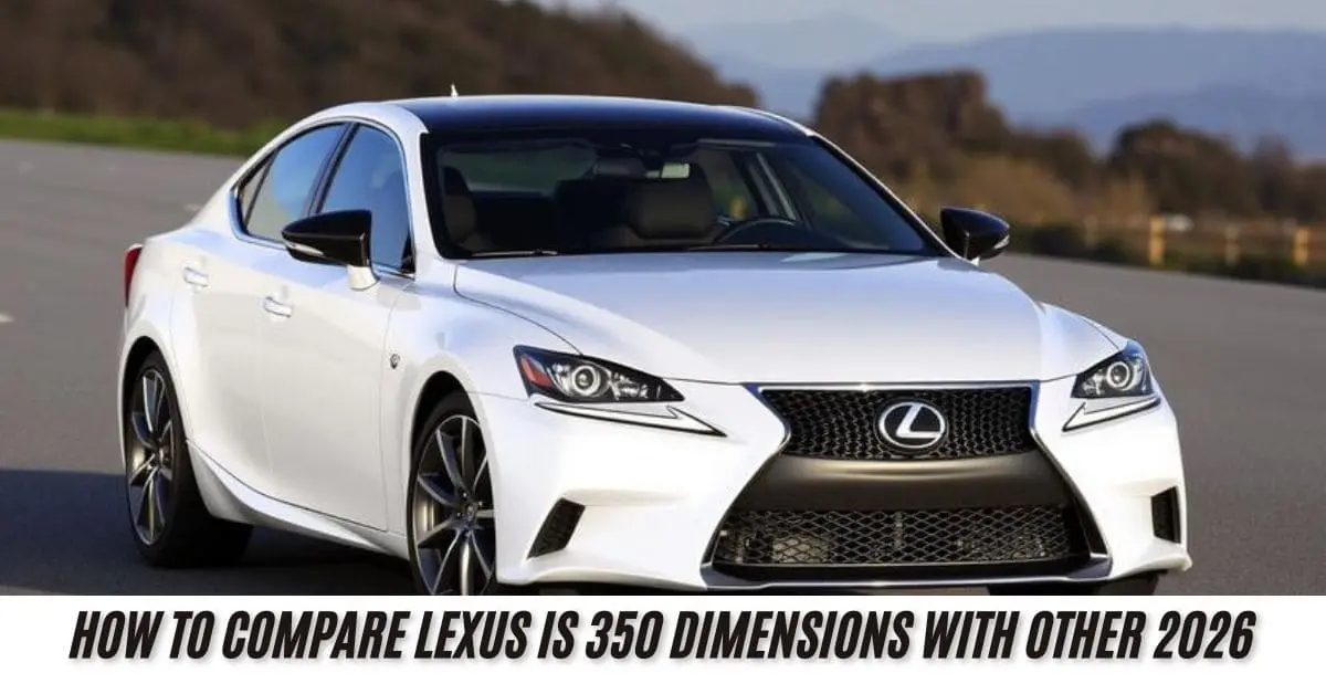 How to Compare Lexus IS 350 Dimensions With Other 2026