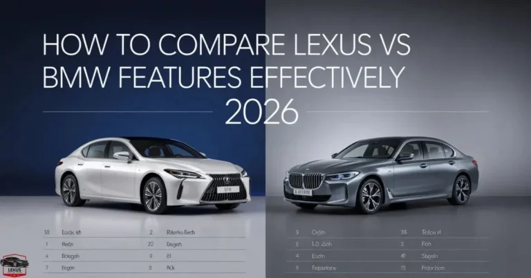 How to Compare Lexus VS BMW Features Effectively 2026