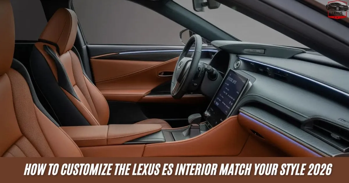 How to Customize the Lexus ES Interior Match Your Style 2026