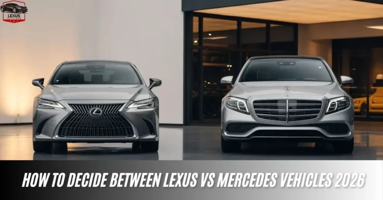 How to Decide Between Lexus Vs Mercedes Vehicles 2026