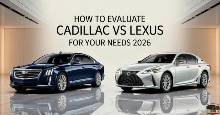 How to Evaluate Cadillac vs Lexus for Your Needs 2026