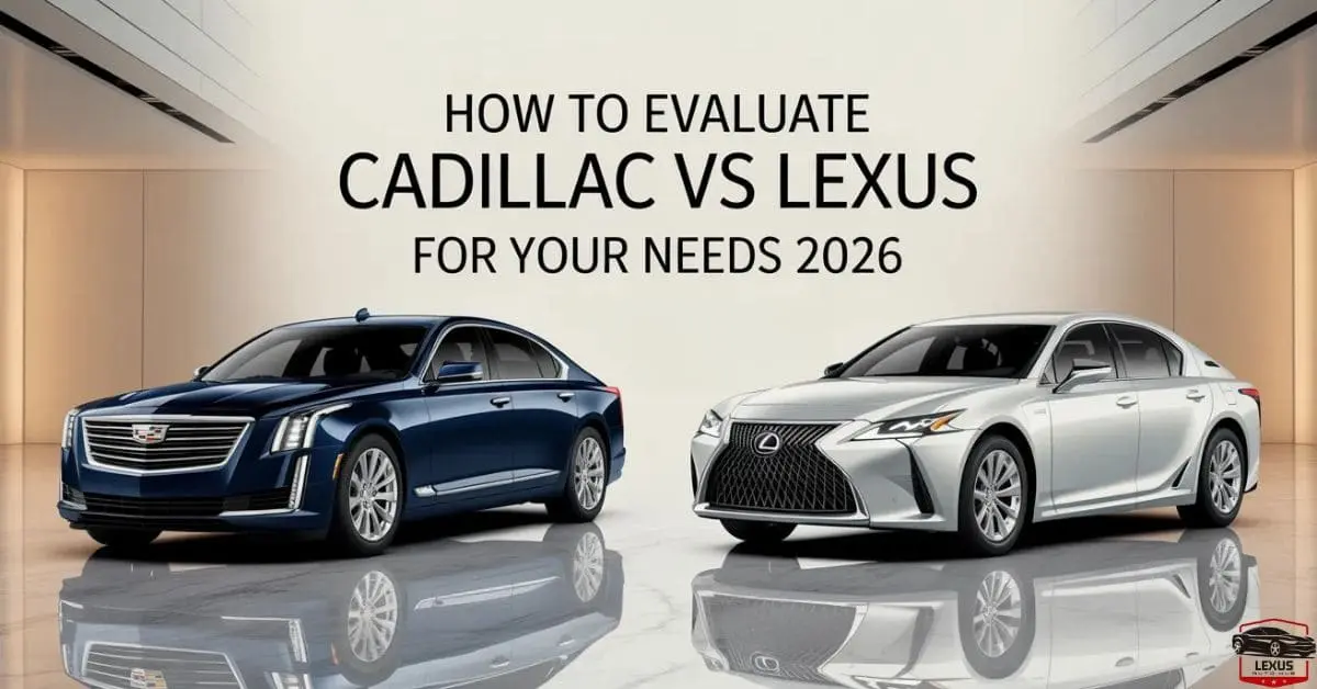 How to Evaluate Cadillac vs Lexus for Your Needs 2026