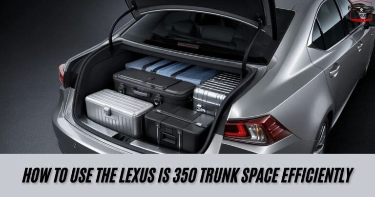 How to Use the Lexus IS 350 Trunk Space Efficiently