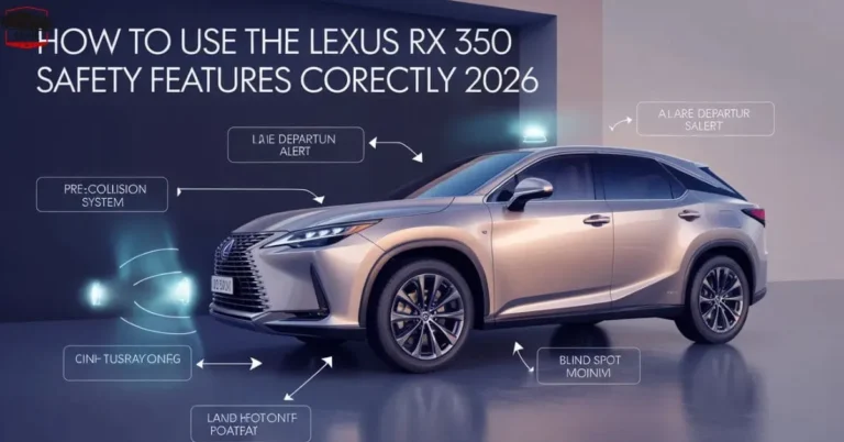 How to Use the Lexus RX 350 Safety Features Correctly 2026