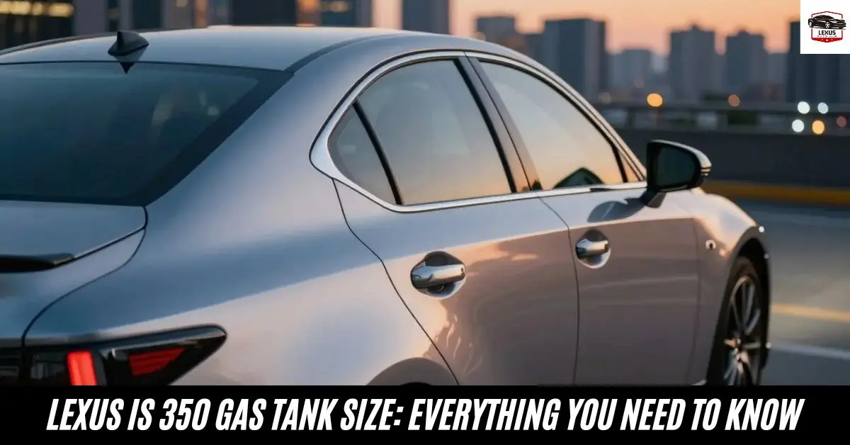 Lexus IS 350 Gas Tank Size: Everything You Need to Know