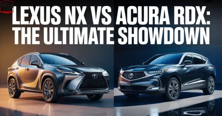 Lexus NX vs Acura RDX: The Ultimate Showdown