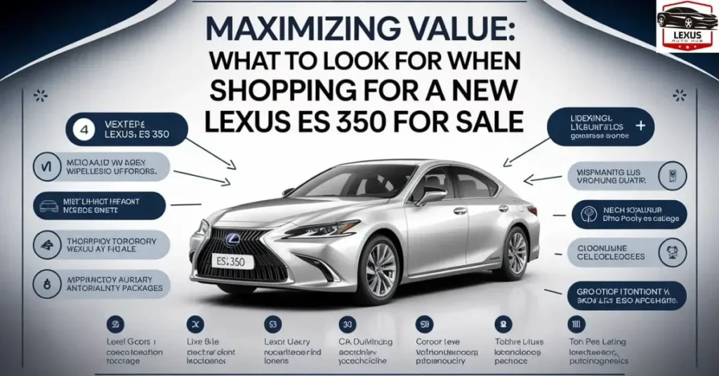 Maximizing Value: What to Look for When Shopping for a New Lexus ES 350 for Sale