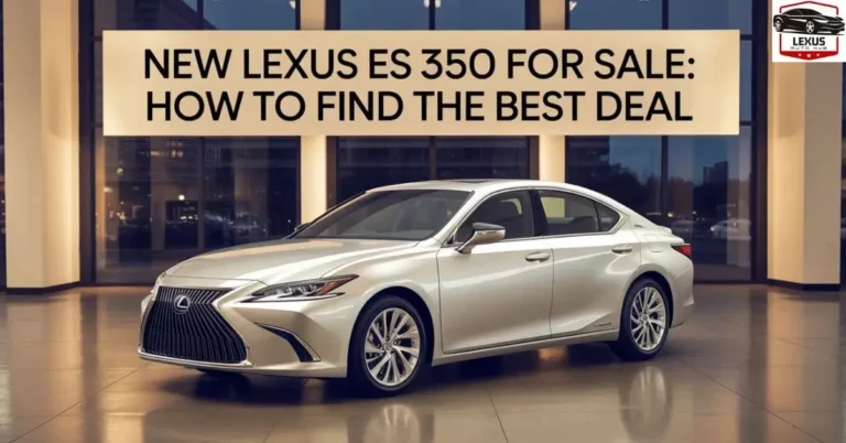 New Lexus ES 350 for Sale: How to Find the Best Deal