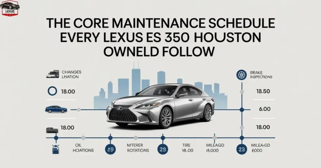 The Core Maintenance Schedule Every Lexus ES 350 Houston Owner Should Follow