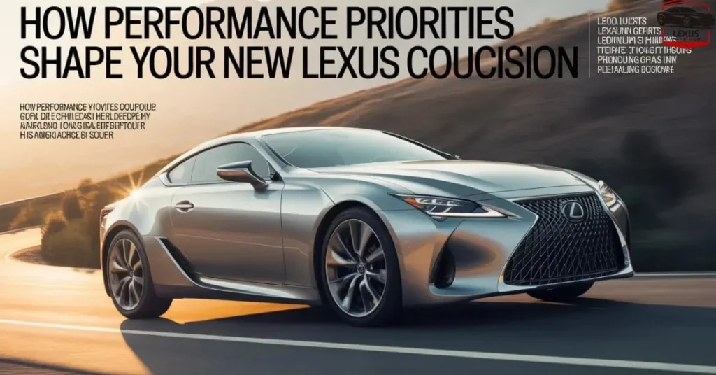 How Performance Priorities Shape Your New Lexus Coupe Decision
