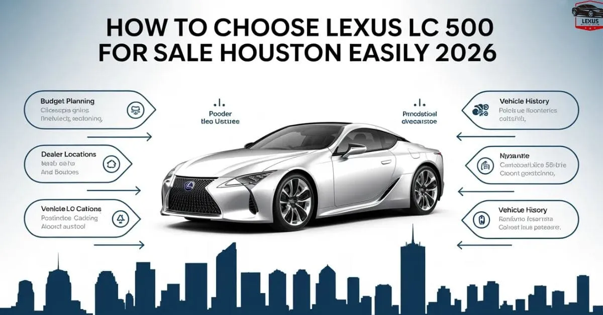 How to Choose Lexus LC 500 for Sale Houston Easily 2026