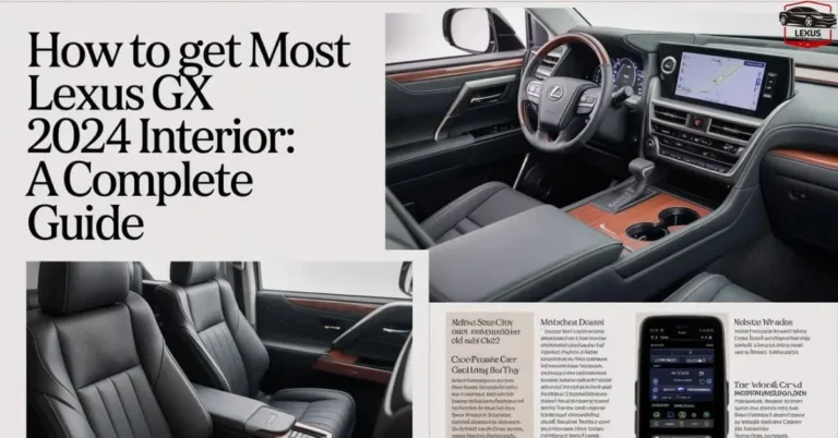 How to Get Most Lexus GX 2024 Interior: A Complete Guide