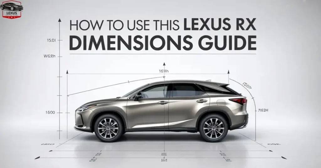 How to Use This Lexus RX Dimensions Guide