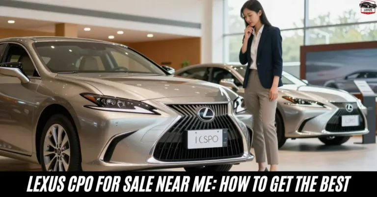 Lexus CPO for Sale Near Me: How to Get the Best