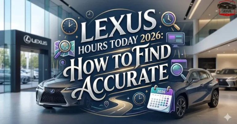 Lexus Hours Today 2026: How to Find Accurate