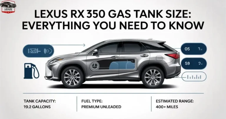 Lexus RX 350 Gas Tank Size: Everything You Need To Know