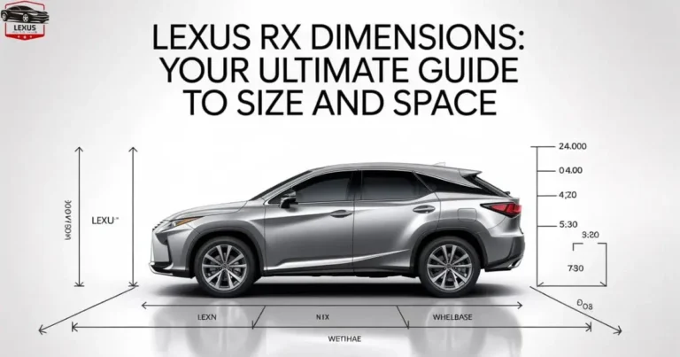 Lexus RX Dimensions: Your Ultimate Guide to Size and Space