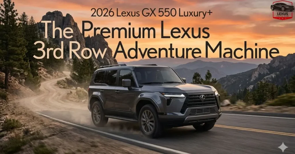2026 Lexus GX 550 Luxury+ — The Premium Lexus 3rd Row Adventure Machine