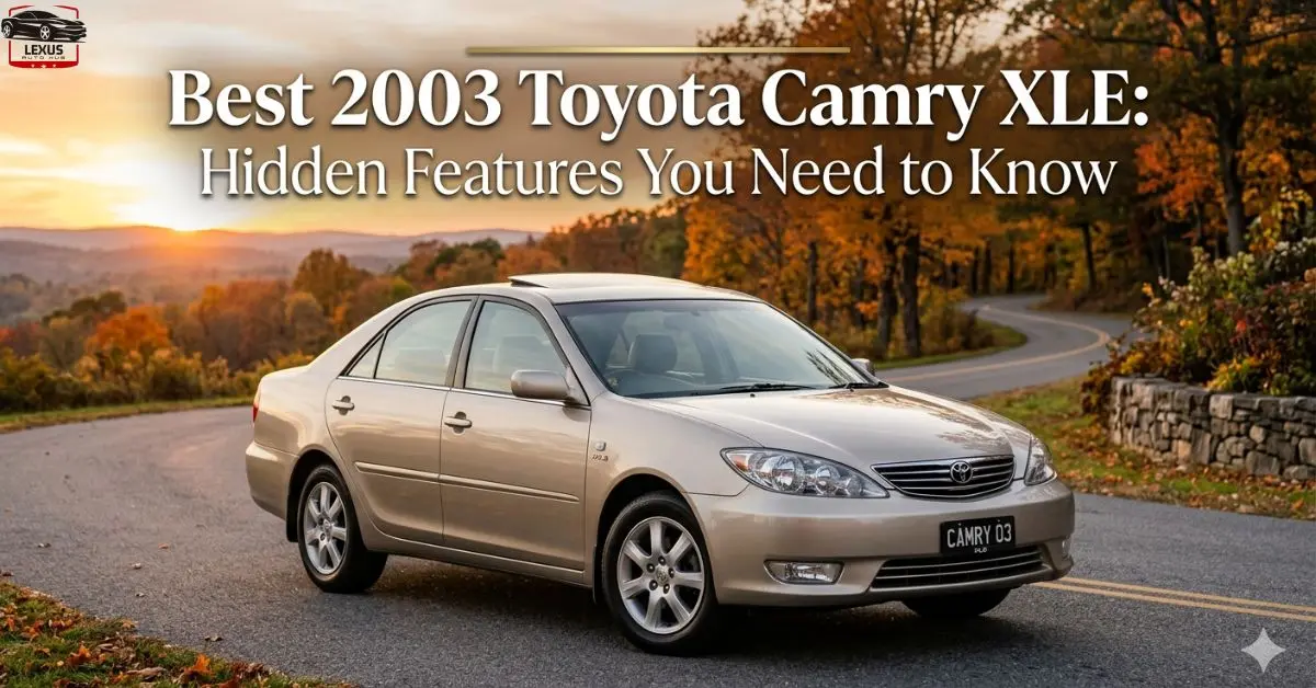 Best 2003 Toyota Camry XLE: Hidden Features You Need Know