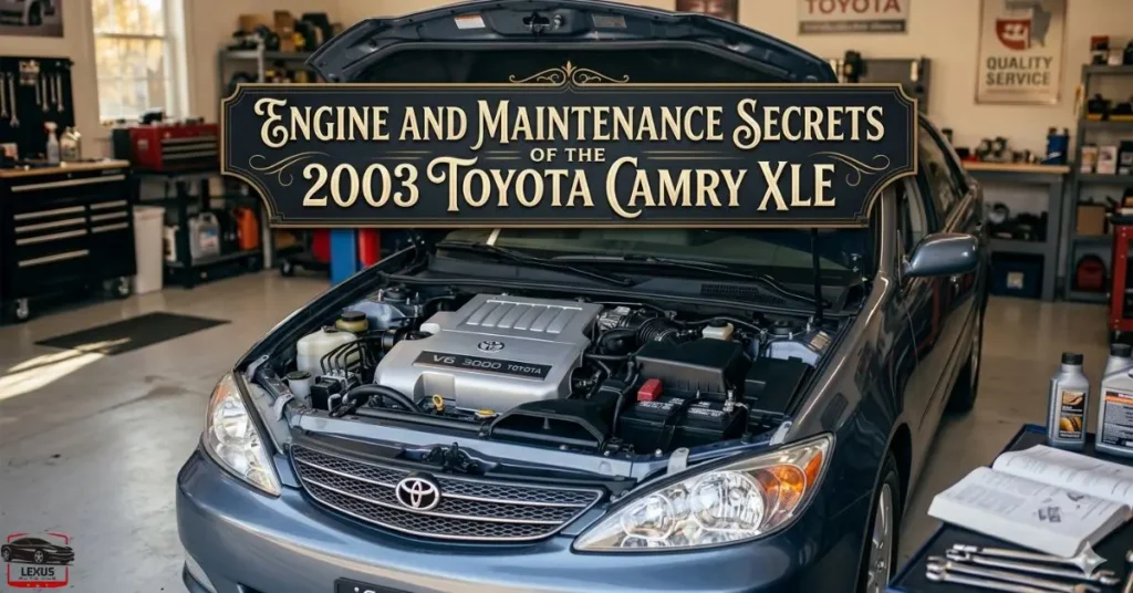 Engine and Maintenance Secrets of the 2003 Toyota Camry XLE