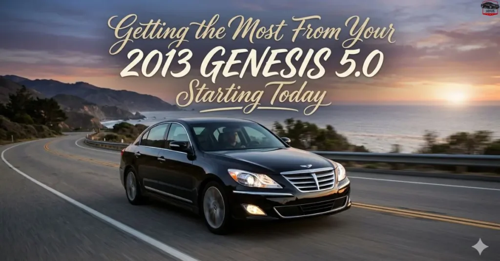 Getting the Most From Your 2013 Genesis 5.0 Starting Today