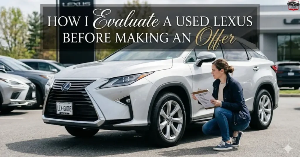 How I Evaluate a Used Lexus Before Making an Offer
