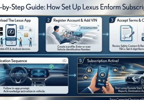 How Set Up Lexus Enform Subscription: Step by Step Guide