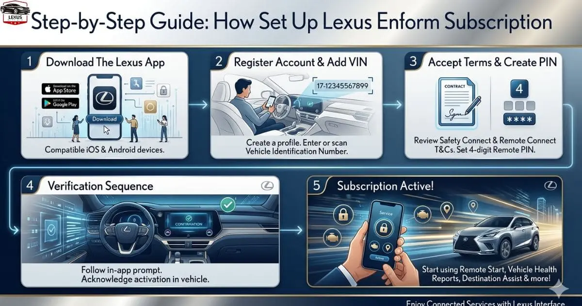 How Set Up Lexus Enform Subscription: Step by Step Guide