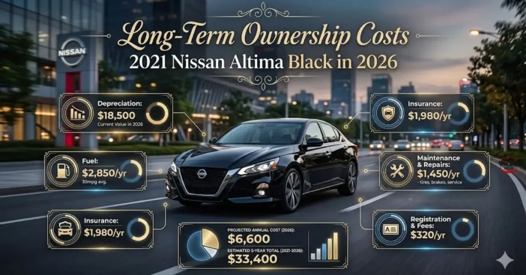 Long-Term Ownership Costs2021 Nissan Altima Black in 2026