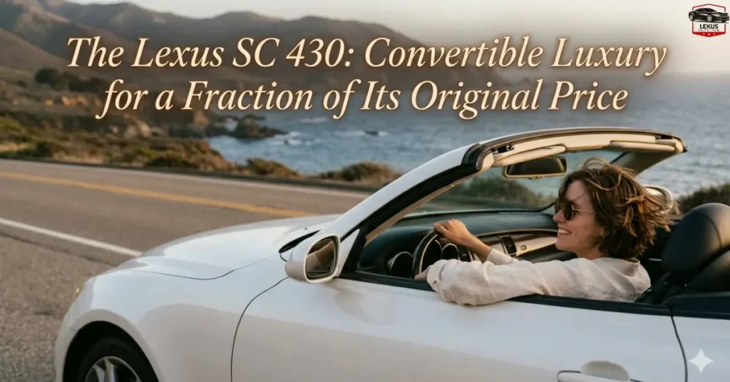 The Lexus SC 430: Convertible Luxury for a Fraction of Its Original Price