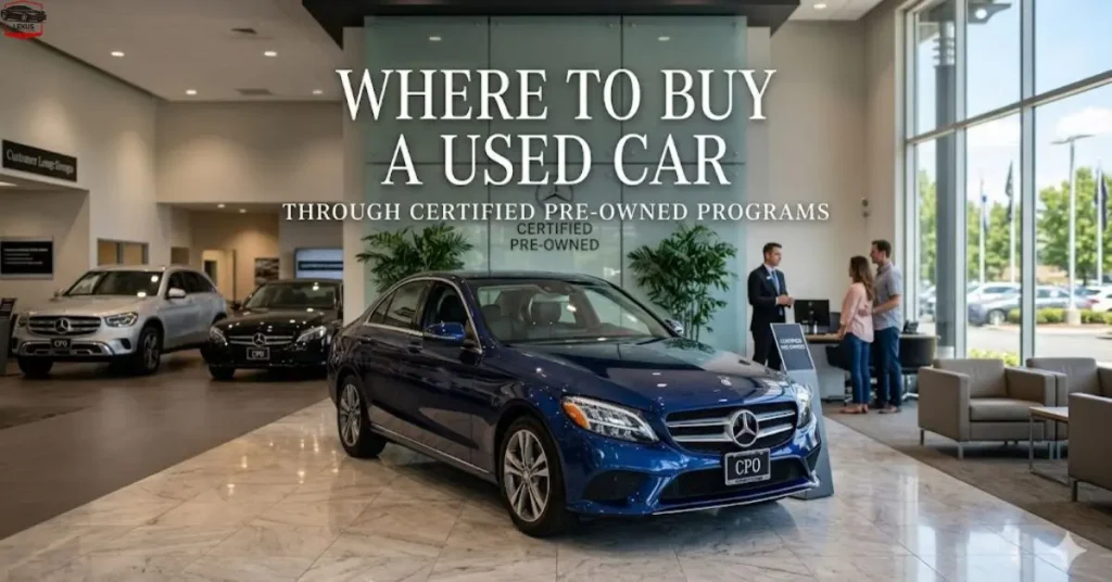 Where to Buy a Used Car Through Certified Pre-Owned Programs