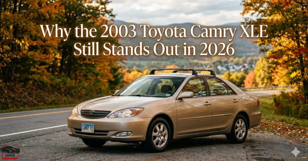 Why the 2003 Toyota Camry XLE Still Stands Out in 2026