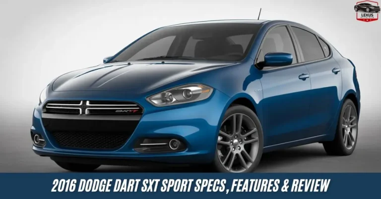 2016 Dodge Dart SXT Sport Specs, Features & Review