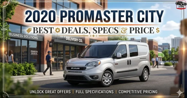 2020 Promaster City: Best Deals, Specs & Price