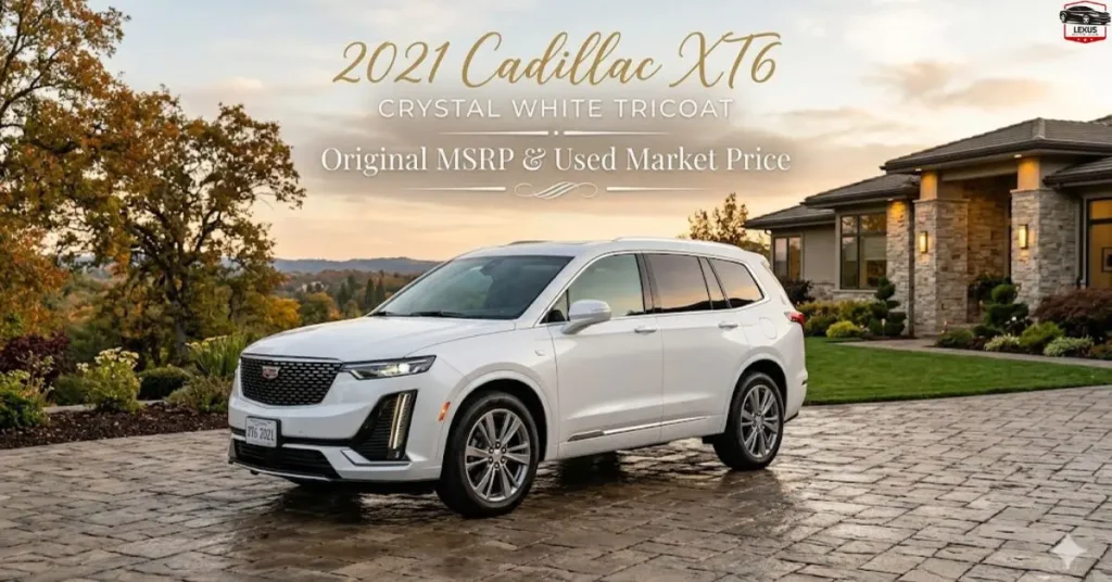 2021 Cadillac XT6 White Price Original MSRP and Used Market