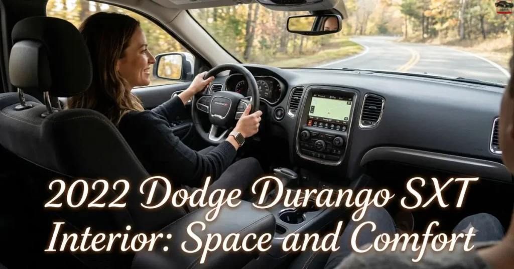2022 Dodge Durango SXT Interior: Space and Comfort