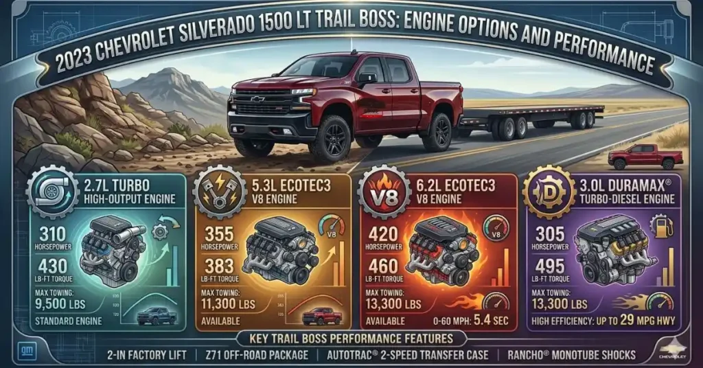 2023-chevrolet-silverado-1500-lt-trail-boss-engine-options-and-performance 2023 Chevrolet Silverado 1500 LT Trail Boss: Engine Options and Performance