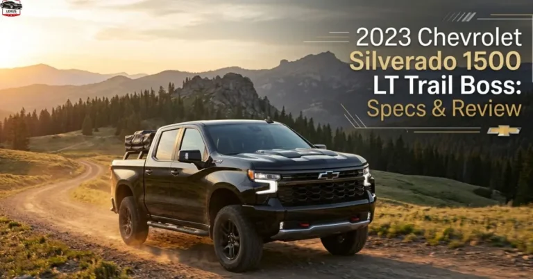 2023 Chevrolet Silverado 1500 LT Trail Boss: Specs & Review