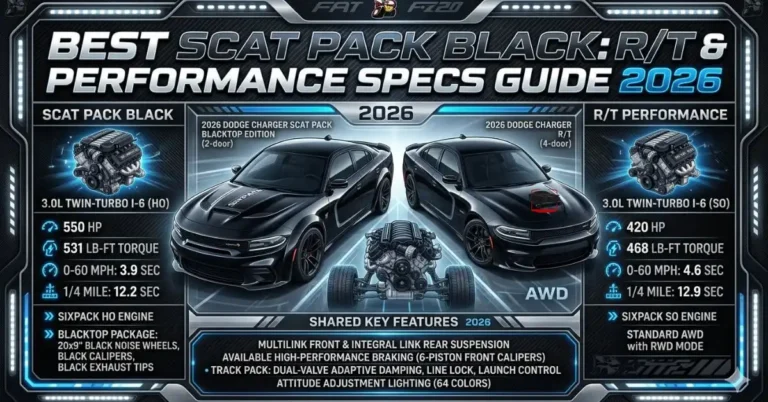 Best Scat Pack Black: R/T & Performance Specs Guide 2026