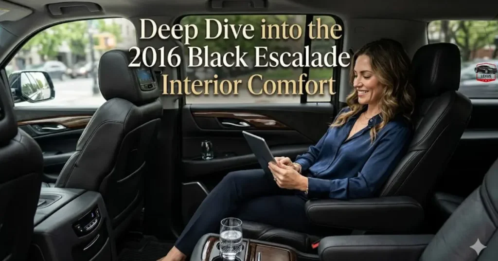 Deep Dive into the 2016 Black Escalade Interior Comfort