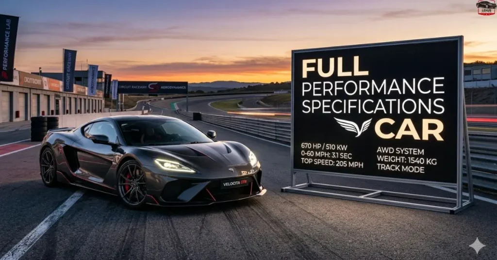 Full Performance Specifications