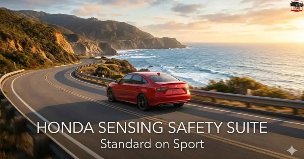 Honda Sensing Safety Suite  Standard on Sport
