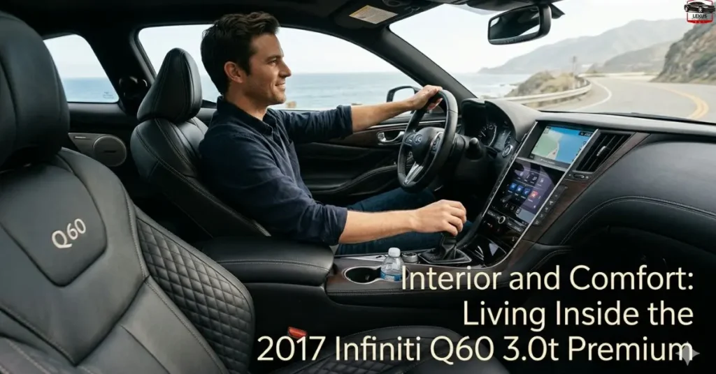 Interior and Comfort: Living Inside the 2017 Infiniti Q60 3.0t Premium