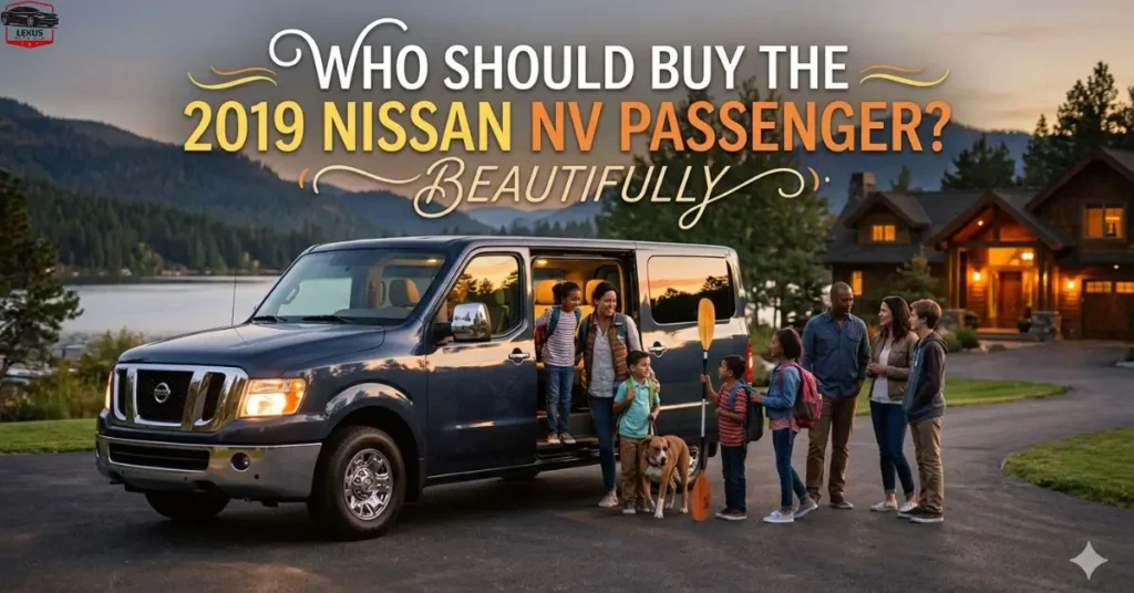 Who Should Buy the 2019 Nissan NV Passenger