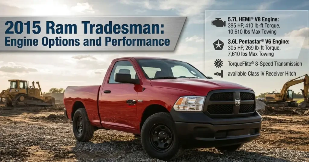 2015 Ram Tradesman: Engine Options and Performance